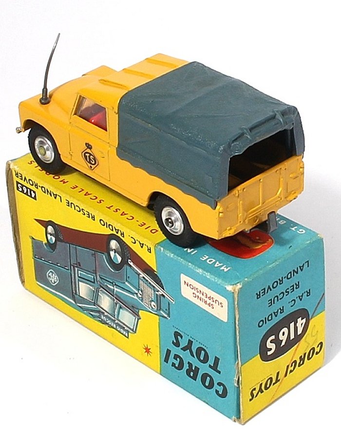 CORGI NO.416 LAND ROVER RAC Radio Rescue CORGI TOYS - Landrover 416
